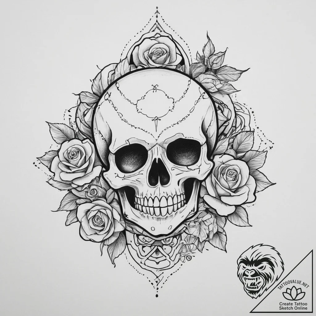 Tattoo sketch cosmic being, tattoo drawing ou... - tattoo sketch (№1756319953_0, 27.08.2025 18:39) — tattoovalue.net
