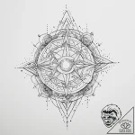 Tattoo sketch cosmic dimension – tattoo sketch (№1756320739_0, 27.08.2025 18:52) — tattoovalue.net