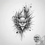 Tattoo sketch glass, concept art for tattoo,… – tattoo sketch (№1756321530_0, 27.08.2025 19:05) — tattoovalue.net