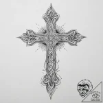 Tattoo sketch courage, ink illustration for t… – tattoo sketch (№1756321931_0, 27.08.2025 19:12) — tattoovalue.net