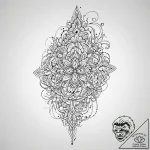Tattoo sketch lace tattoo, ink illustration f… – tattoo sketch (№1756324345_0, 27.08.2025 19:52) — tattoovalue.net