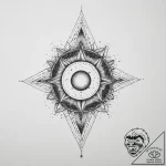 Tattoo sketch cosmic being, artistic tattoo s… – tattoo sketch (№1756324745_0, 27.08.2025 19:59) — tattoovalue.net