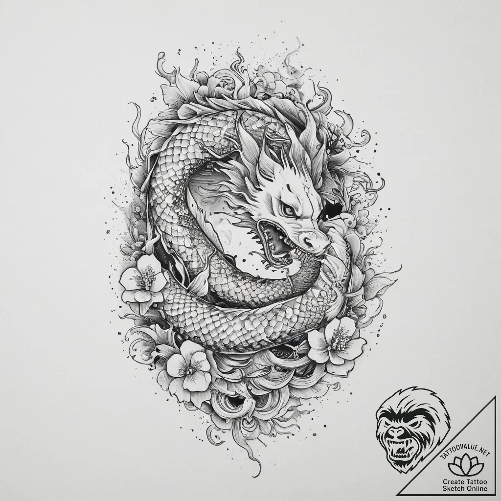 Tattoo sketch hands with a letter, tattoo fla... - tattoo sketch (№1756325147_0, 27.08.2025 20:05) — tattoovalue.net