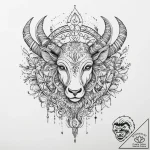 Tattoo sketch slavic embroidery pattern with… – tattoo sketch (№1756326356_0, 27.08.2025 20:25) — tattoovalue.net