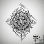 Tattoo sketch geometric minimalist, tattoo sk… – tattoo sketch (№1756326752_0, 27.08.2025 20:32) — tattoovalue.net