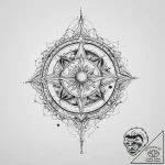 Tattoo sketch cosmic domain – tattoo sketch (№1756327149_0, 27.08.2025 20:39) — tattoovalue.net