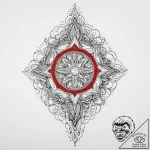 Tattoo sketch cosmic being, tattoo sketch des… – tattoo sketch (№1756327348_0, 27.08.2025 20:42) — tattoovalue.net