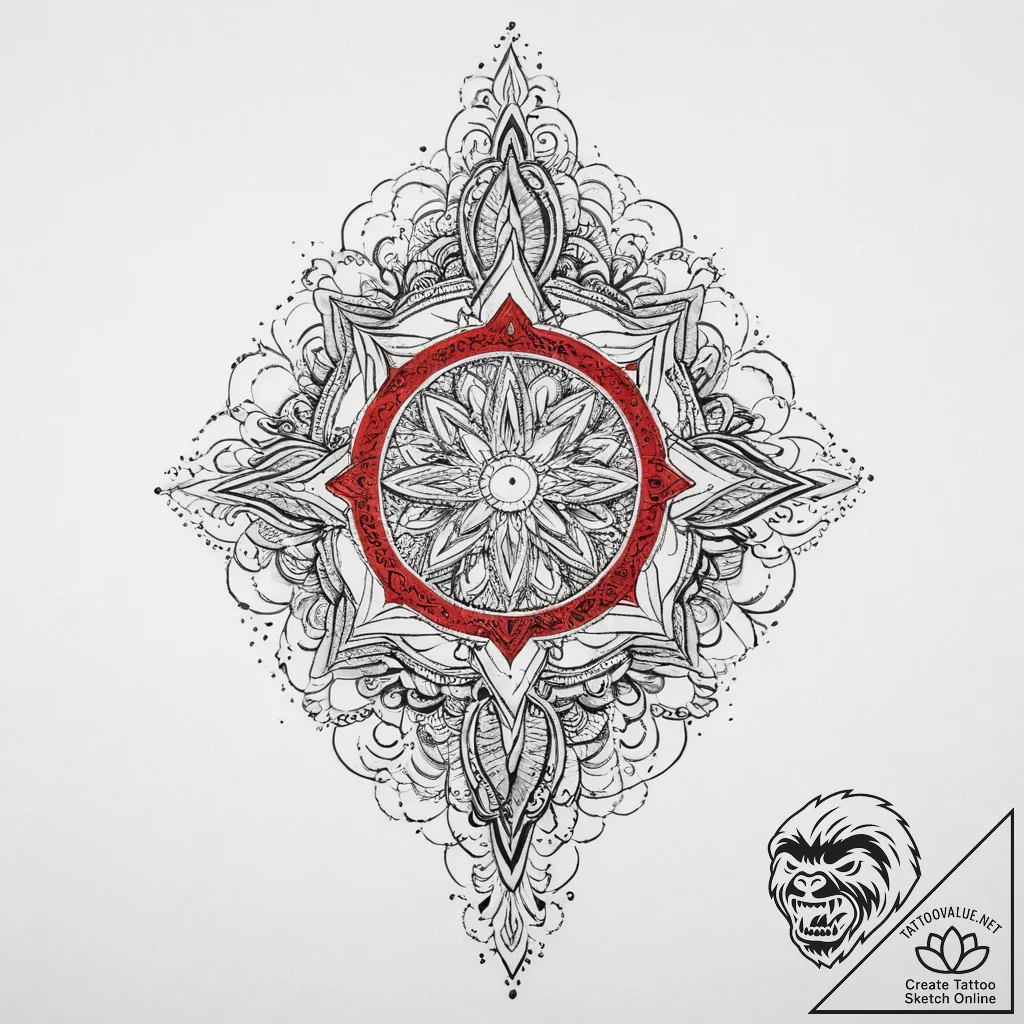 Tattoo sketch cosmic being, tattoo sketch des... - tattoo sketch (№1756327348_0, 27.08.2025 20:42) — tattoovalue.net