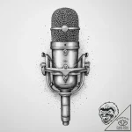 Tattoo sketch hip hop with a microphone, tatt… – tattoo sketch (№1756328359_0, 27.08.2025 20:59) — tattoovalue.net