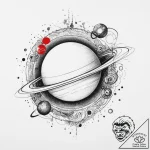 Tattoo sketch saturn planet, tattoo sketch de… – tattoo sketch (№1756329363_0, 27.08.2025 21:16) — tattoovalue.net