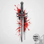 Tattoo sketch dagger, artistic tattoo sketch,… – tattoo sketch (№1756329762_0, 27.08.2025 21:22) — tattoovalue.net