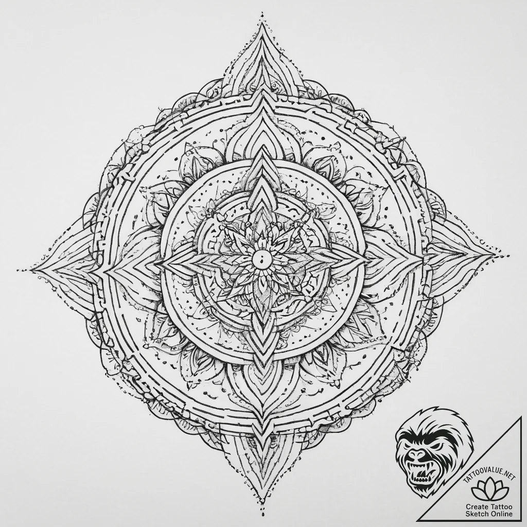 Tattoo sketch wraith, tattoo drawing outline,... - tattoo sketch (№1756330165_0, 27.08.2025 21:29) — tattoovalue.net