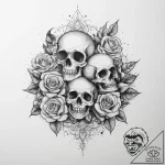 Tattoo sketch cosmic unknown, tattoo line art… – tattoo sketch (№1756330365_0, 27.08.2025 21:32) — tattoovalue.net