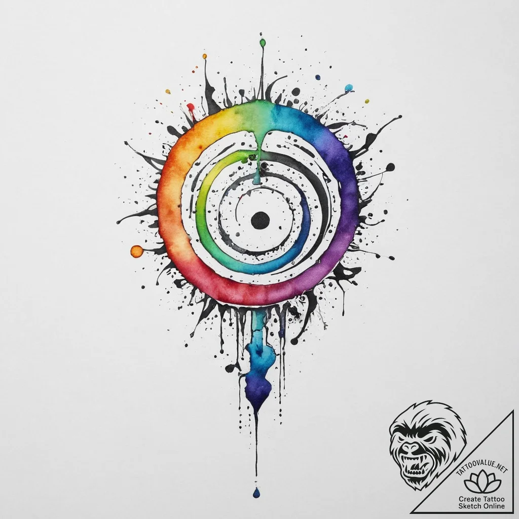 Tattoo sketch spiral, tattoo flash sheet desi... - tattoo sketch (№1756331975_0, 27.08.2025 21:59) — tattoovalue.net
