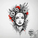 Tattoo sketch divine presence, tattoo sketch… – tattoo sketch (№1756332378_0, 27.08.2025 22:06) — tattoovalue.net