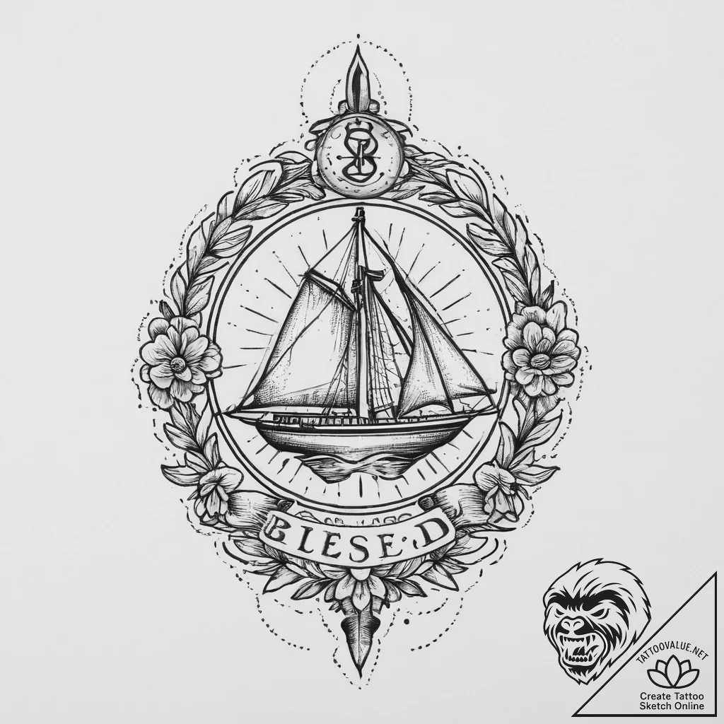 Tattoo sketch blessed wound, artistic tattoo... - tattoo sketch (№1756334793_0, 27.08.2025 22:46) — tattoovalue.net
