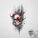 Tattoo sketch soul, tattoo line art, on a cle… – tattoo sketch (№1756335188_0, 27.08.2025 22:53) — tattoovalue.net