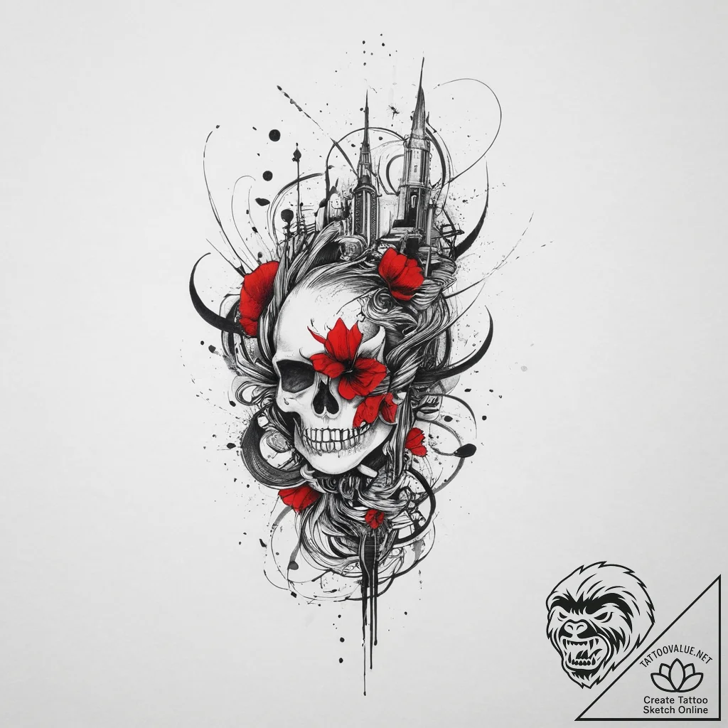 Tattoo sketch soul, tattoo line art, on a cle... - tattoo sketch (№1756335188_0, 27.08.2025 22:53) — tattoovalue.net