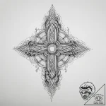 Tattoo sketch cosmic character, tattoo flash… – tattoo sketch (№1756336971_0, 27.08.2025 23:22) — tattoovalue.net