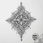 Tattoo sketch sacred illustration – tattoo sketch (№1756337769_0, 27.08.2025 23:36) — tattoovalue.net