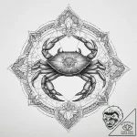 Tattoo sketch crab, tattoo sketch design, on… – tattoo sketch (№1756339964_0, 28.08.2025 00:12) — tattoovalue.net