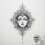 Tattoo sketch spiritual story – tattoo sketch (№1756341158_0, 28.08.2025 00:32) — tattoovalue.net