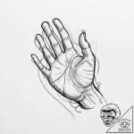 Tattoo sketch hands with a document, concept… – tattoo sketch (№1756346561_0, 28.08.2025 02:02) — tattoovalue.net