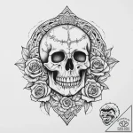 Tattoo sketch cosmic legend, tattoo sketch de… – tattoo sketch (№1756351553_0, 28.08.2025 03:25) — tattoovalue.net