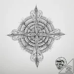 Tattoo sketch blessed spirit – tattoo sketch (№1756354137_0, 28.08.2025 04:08) — tattoovalue.net