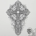 Tattoo sketch cosmic spring, tattoo line art,… – tattoo sketch (№1756356720_0, 28.08.2025 04:52) — tattoovalue.net