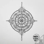 Tattoo sketch spiritual friend – tattoo sketch (№1756360498_0, 28.08.2025 05:54) — tattoovalue.net