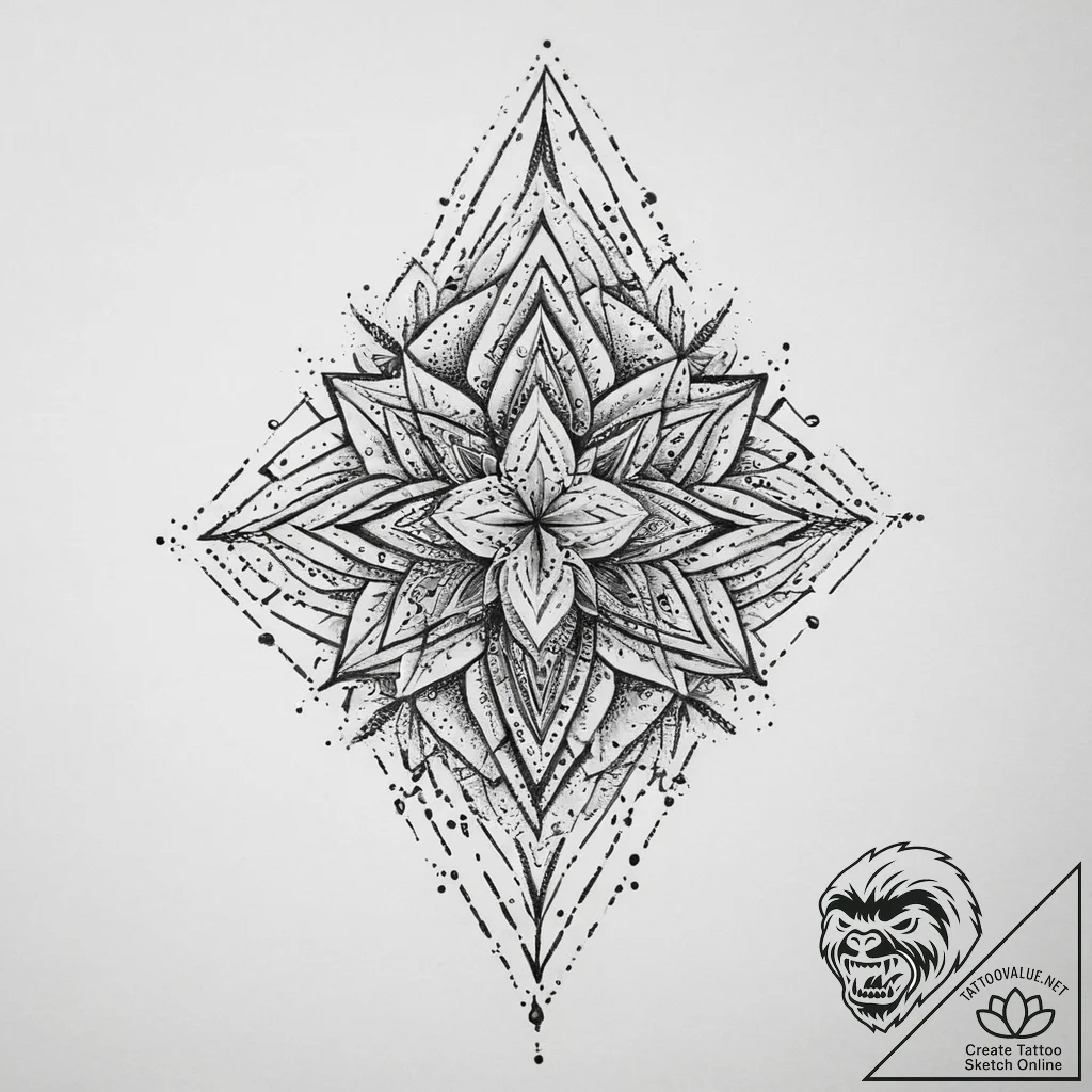 Tattoo sketch white, ink illustration for tat... - tattoo sketch (№1756362101_0, 28.08.2025 06:21) — tattoovalue.net