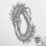 Tattoo sketch rock climbing climbing rope and… – tattoo sketch (№1756362300_0, 28.08.2025 06:25) — tattoovalue.net