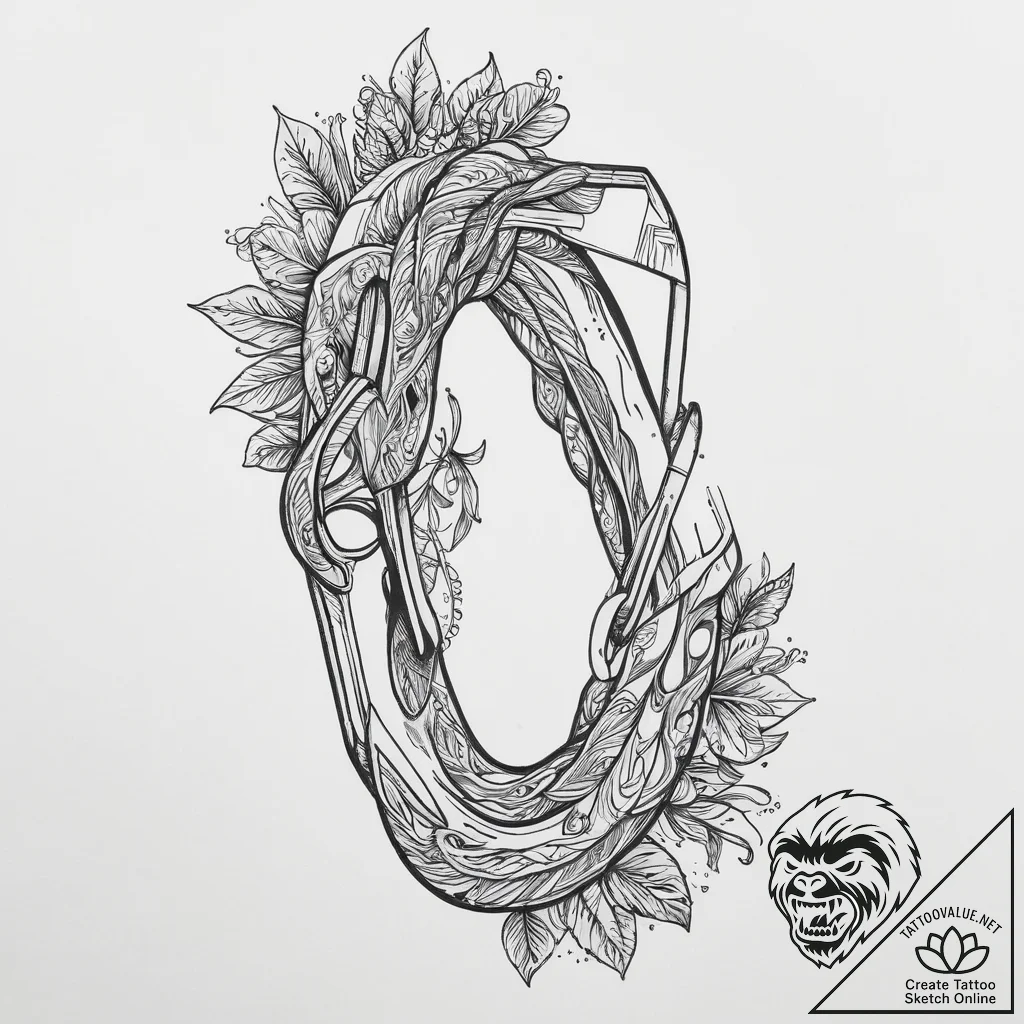 Tattoo sketch rock climbing climbing rope and... - tattoo sketch (№1756362300_0, 28.08.2025 06:25) — tattoovalue.net