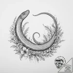 Tattoo sketch garden eel – tattoo sketch (№1756364678_0, 28.08.2025 07:04) — tattoovalue.net