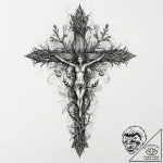 Tattoo sketch dryad branch, ink illustration… – tattoo sketch (№1756365078_0, 28.08.2025 07:11) — tattoovalue.net
