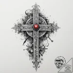 Tattoo sketch cosmic source, concept art for… – tattoo sketch (№1756366670_0, 28.08.2025 07:37) — tattoovalue.net