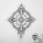 Tattoo sketch cosmic root, tattoo line art, b… – tattoo sketch (№1756366871_0, 28.08.2025 07:41) — tattoovalue.net