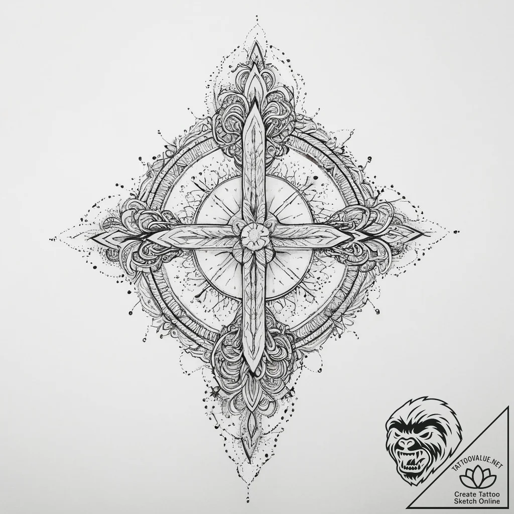 Tattoo sketch cosmic root, tattoo line art, b... - tattoo sketch (№1756366871_0, 28.08.2025 07:41) — tattoovalue.net