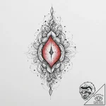 Tattoo sketch cosmic self, tattoo line art, l… – tattoo sketch (№1756367072_0, 28.08.2025 07:44) — tattoovalue.net