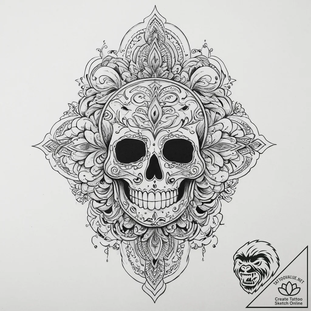 Tattoo sketch ghost, tattoo flash sheet desig... - tattoo sketch (№1756368261_0, 28.08.2025 08:04) — tattoovalue.net