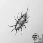 Tattoo sketch krill, tattoo flash sheet desig… – tattoo sketch (№1756368660_0, 28.08.2025 08:11) — tattoovalue.net