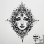 Tattoo sketch oasis, tattoo drawing outline,… – tattoo sketch (№1756371245_0, 28.08.2025 08:54) — tattoovalue.net