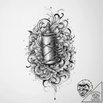 Tattoo sketch cosmic narrative, artistic tatt… – tattoo sketch (№1756371445_0, 28.08.2025 08:57) — tattoovalue.net