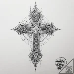 Tattoo sketch geometric symbol, artistic tatt… – tattoo sketch (№1756373035_0, 28.08.2025 09:23) — tattoovalue.net
