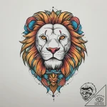 Tattoo sketch hands with a lion, tattoo flash… – tattoo sketch (№1756373434_0, 28.08.2025 09:30) — tattoovalue.net