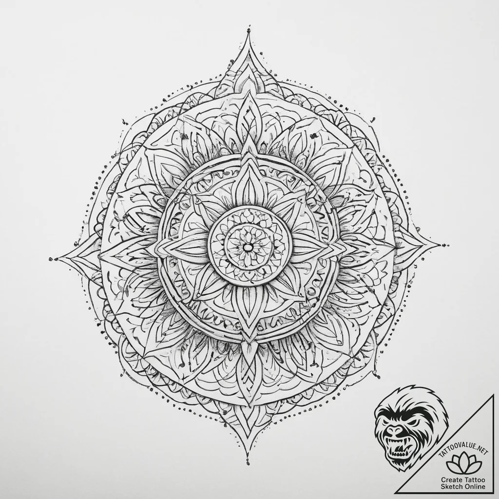 Tattoo sketch release, ink illustration for t... - tattoo sketch (№1756373633_0, 28.08.2025 09:33) — tattoovalue.net