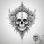 Tattoo sketch death – tattoo sketch (№1756376018_0, 28.08.2025 10:13) — tattoovalue.net
