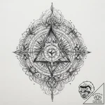 Tattoo sketch magical incantation, ink illust… – tattoo sketch (№1756376820_0, 28.08.2025 10:27) — tattoovalue.net