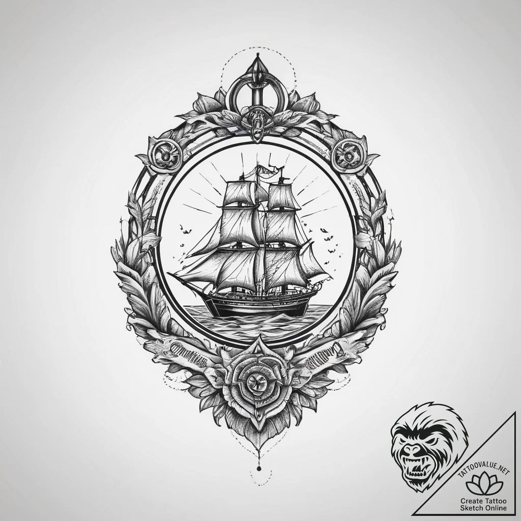 Tattoo sketch dream, artistic tattoo sketch,... - tattoo sketch (№1756377214_0, 28.08.2025 10:33) — tattoovalue.net